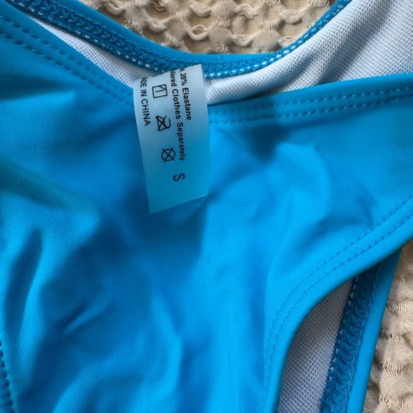 Blue Triangle Bikini Set - Picture 2 of 6